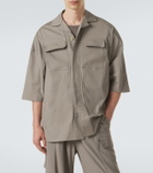 Rick Owens Magnum Tommy cotton-blend poplin shirt