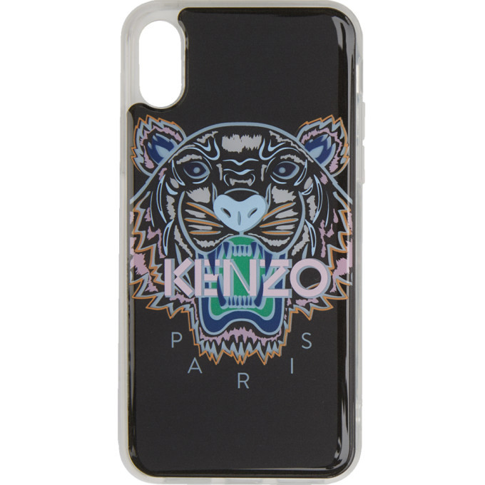 Kenzo Black and Pink Tiger iPhone X XS Case