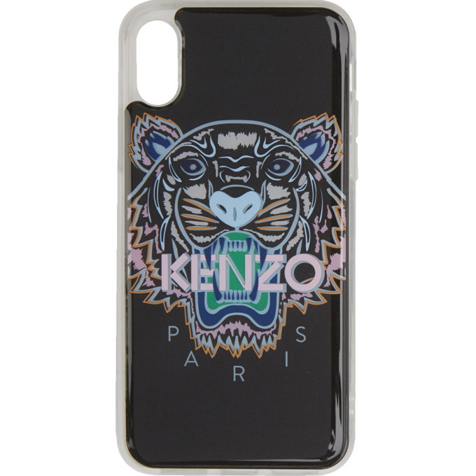Photo: Kenzo Black and Pink Tiger iPhone X/XS Case