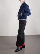Thom Browne - Suede Blouson Jacket - Blue
