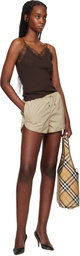 Burberry Beige Nylon Cotton Shorts