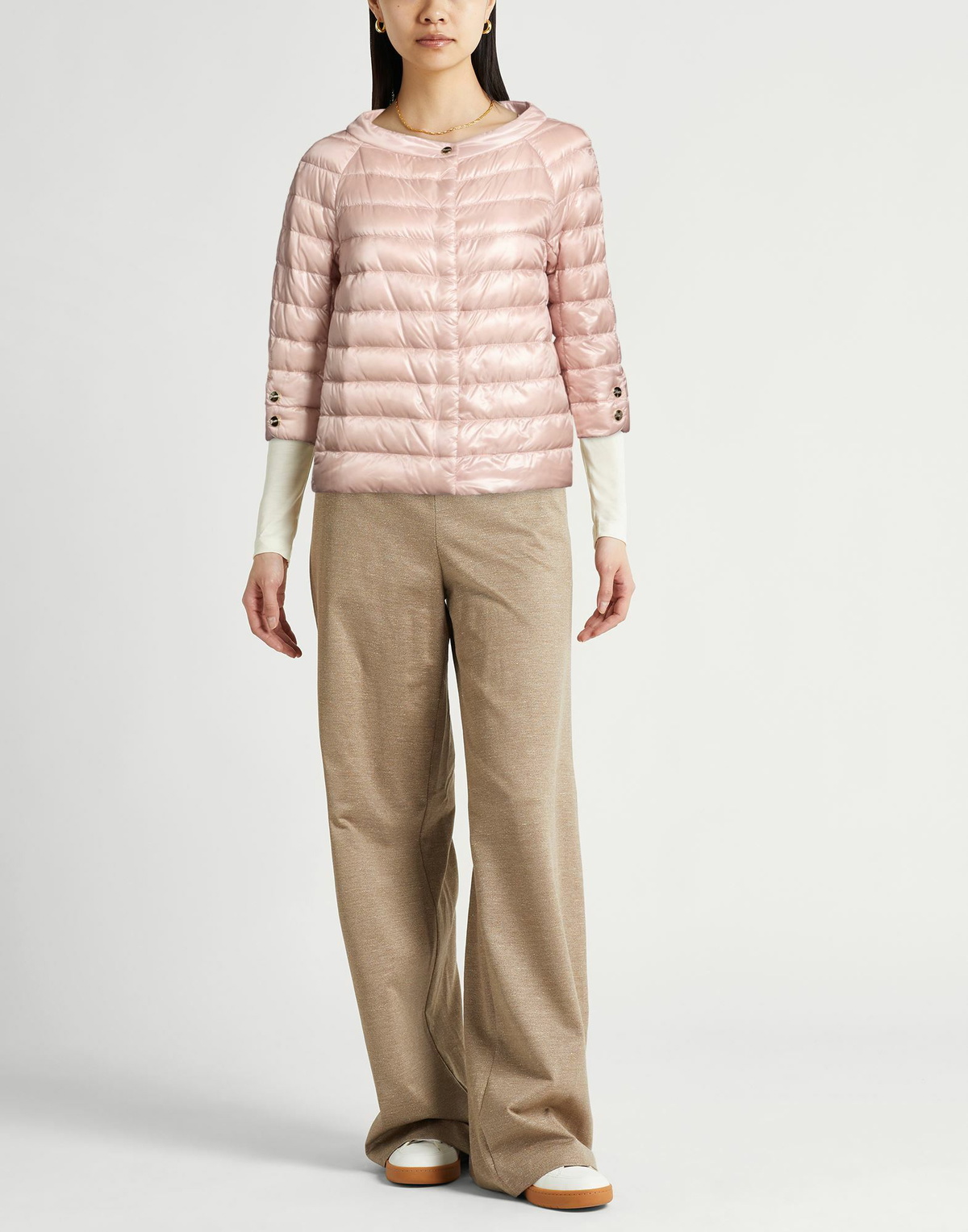 Herno Iconico Womens Puffer Blush