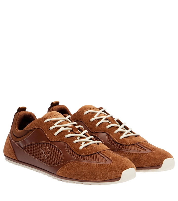 Photo: Tory Burch Tory Travel suede-trimmed sneakers