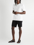 Club Monaco - Cotton-Piqué Half-Zip Polo Shirt - White
