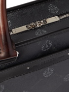 Berluti - Logo-Print Full-Grain Leather Briefcase