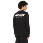 Ambush SSENSE Exclusive Black XL Logo Long Sleeve T-Shirt