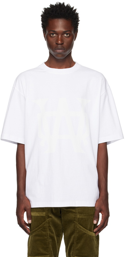 Photo: We11done White 'WD' T-Shirt