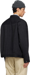 nanamica Black Short Denim Jacket