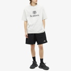 Balenciaga Men's Be Different T-Shirt in Ecru/Black
