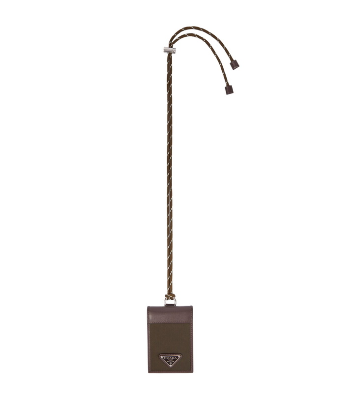 Photo: Prada Prada Speedrock Re-Nylon card case with strap