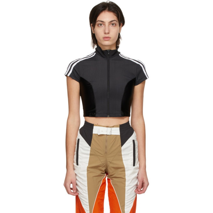 Photo: adidas Originals Black Paolina Russo Edition Crop Top