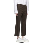 System Brown Cotton Trousers