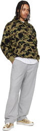 BAPE Green 1st Camo Jacquard One Point Pullover Hoodie