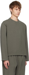 Craig Green Khaki Embroidered Linestitch Smock T-shirt
