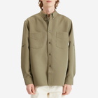 Róhe Men's Utility Overshirt in Sage