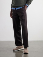 Tod's - Suede-Trimmed Wool-Knit Sneakers - Neutrals