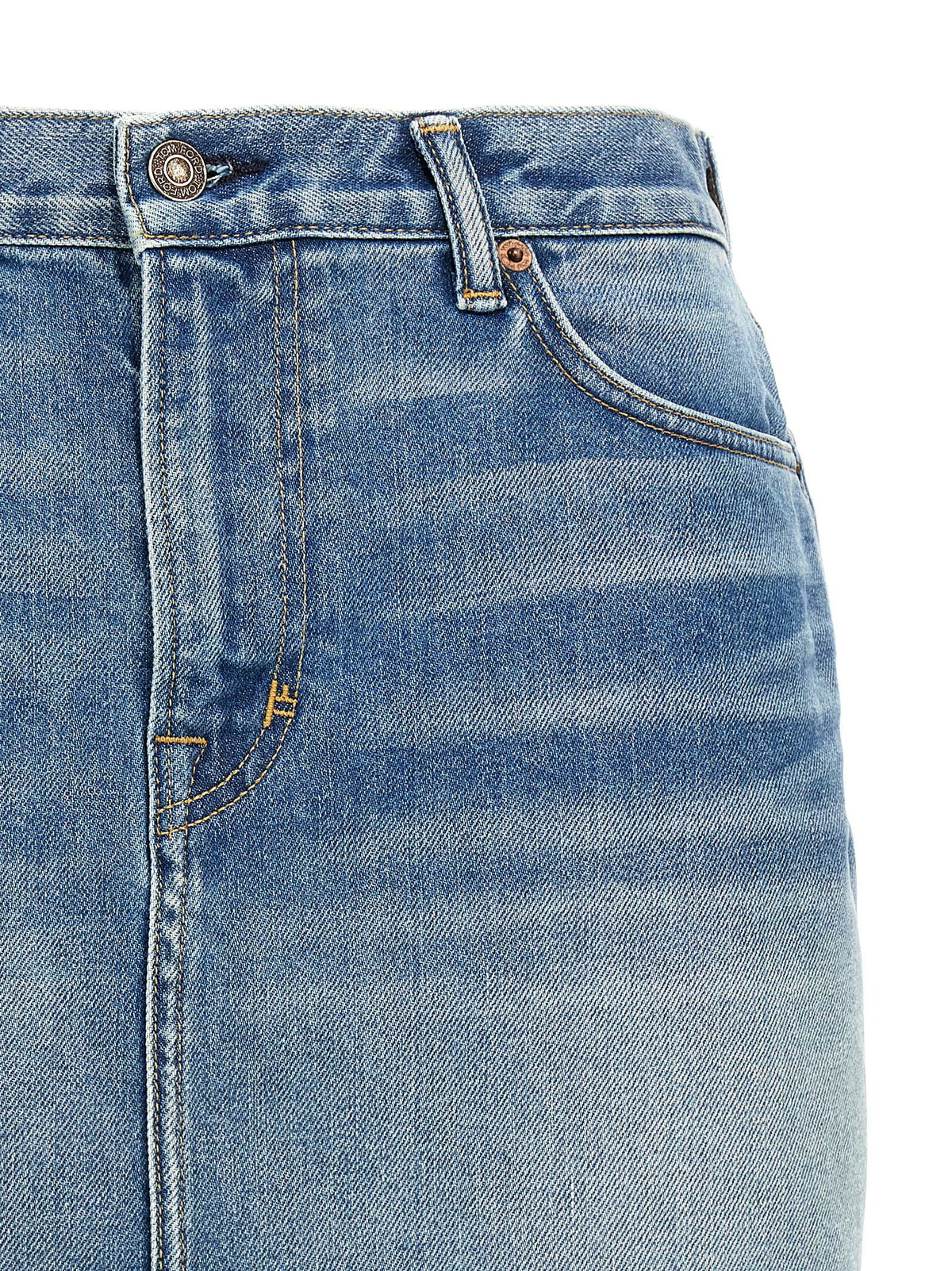 Tom Ford summer Stone Washed Denim Mini Skirt TOM FORD Tom Ford summer Stone Washed Denim Mini Skirt TOM FORD