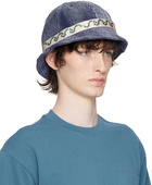 Brain Dead Navy Wave Bucket Hat