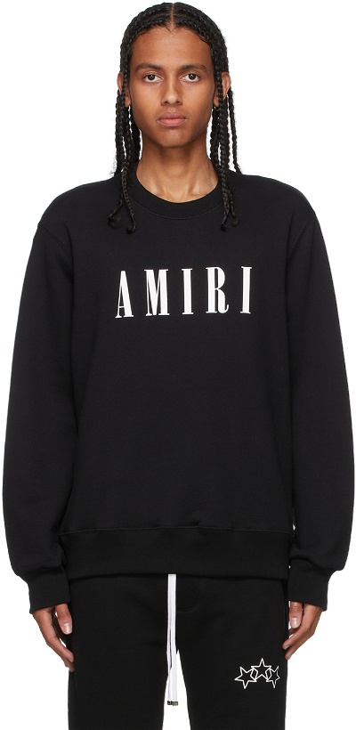 Photo: AMIRI Black Logo Sweater