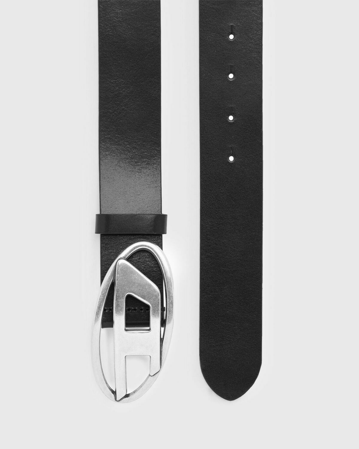Diesel OVAL D LOGO B-1DR BELT Black Mens Keychain