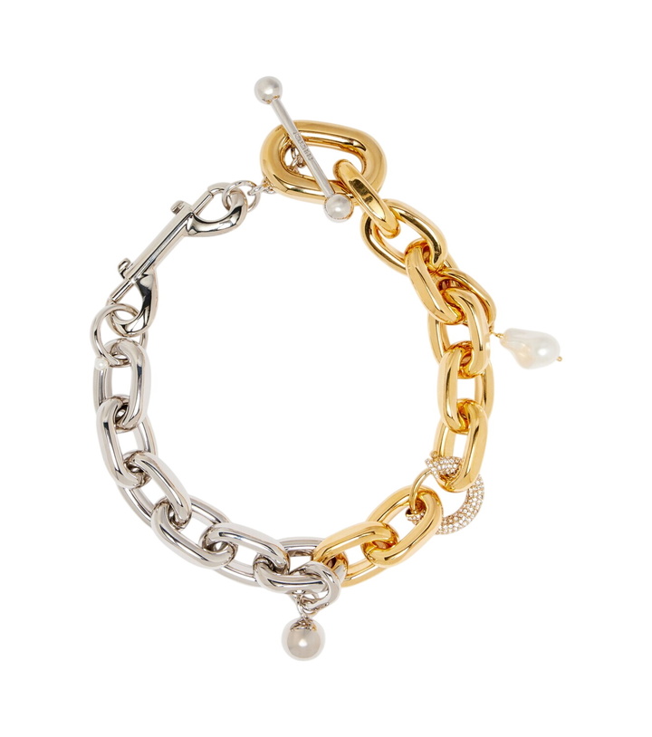 Photo: Rabanne XL Link embellished chain necklace