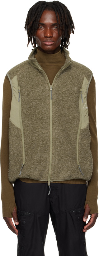 Photo: ROA Khaki Polar Fleece Vest