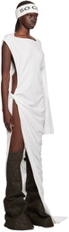 Rick Owens DRKSHDW White Edfu Maxi Dress