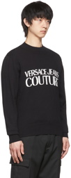Versace Jeans Couture Black Cotton Sweater
