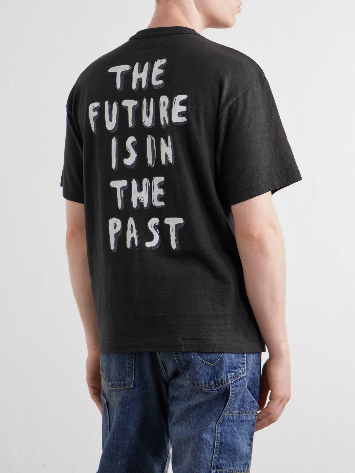 Human Made - Printed Cotton-Jersey T-Shirt - Black