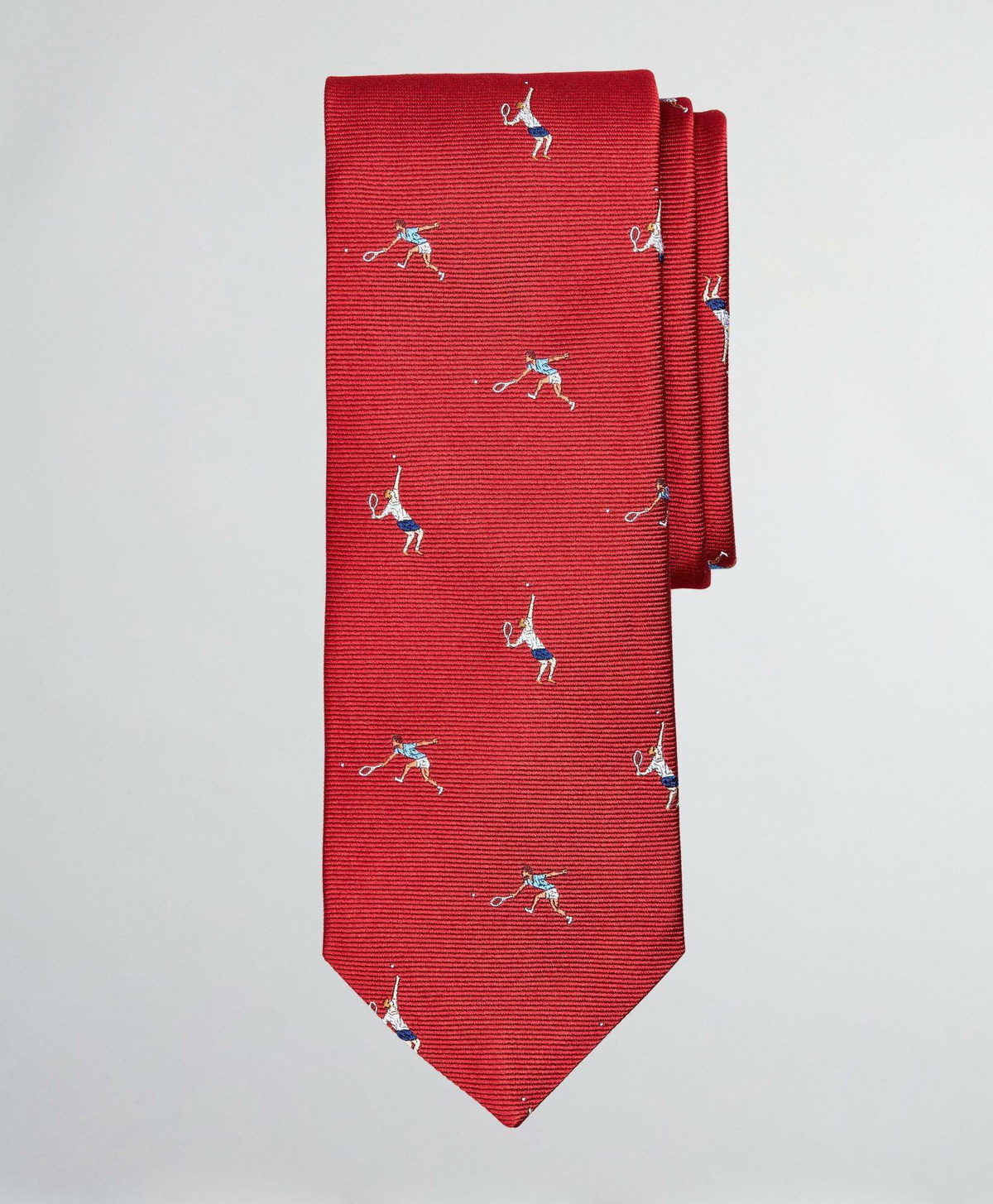 Brooks Brothers Men's Tennis Player Tie | Red