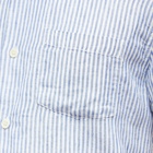 Corridor Men's Linen Stripe Vacation Shirt in Blue