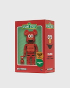 MEDICOM BEARBRICK 100% 400% SESAME STREET ELMO CHROME Multi-color Mens Collectibles & Toy