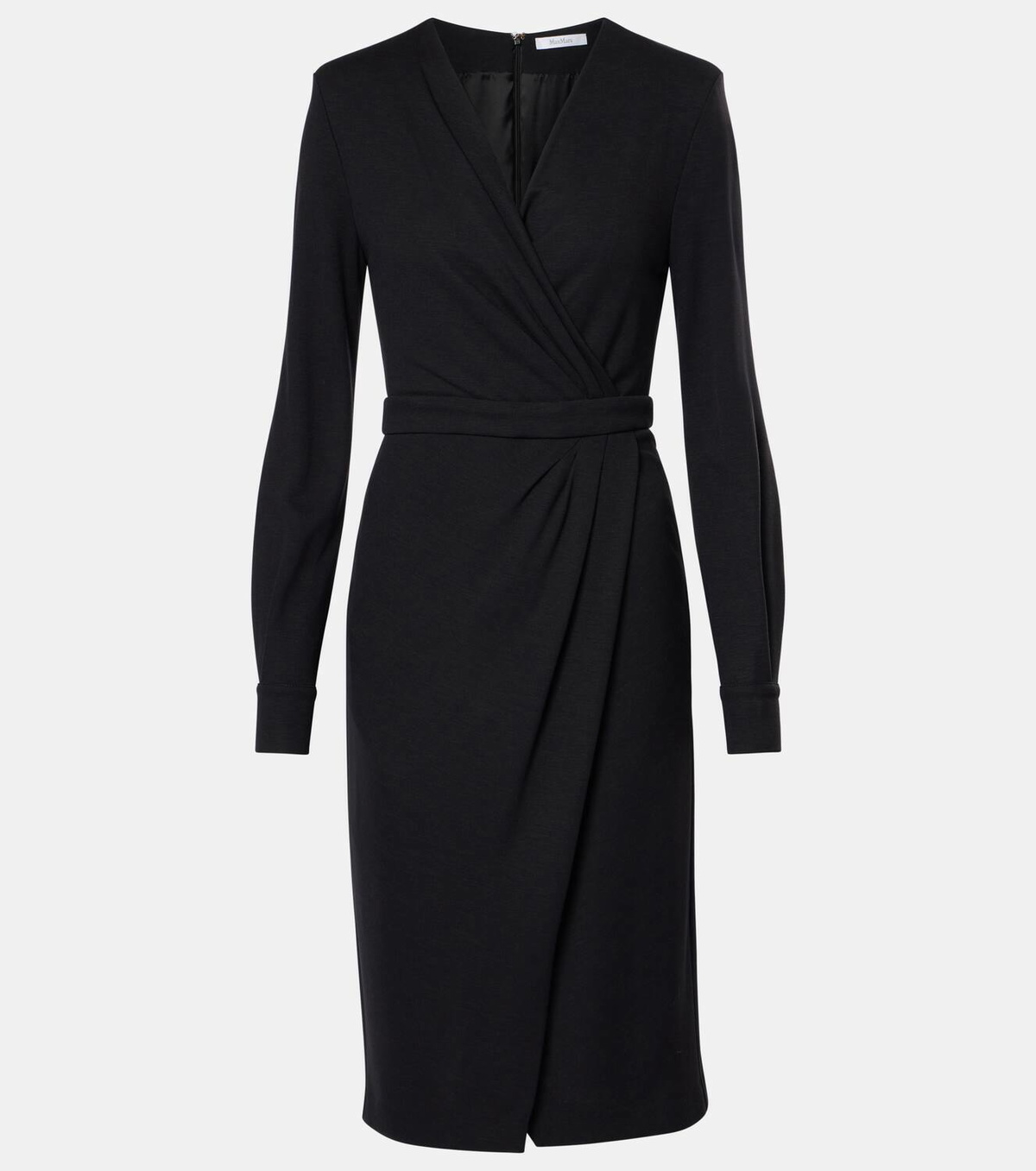 MAX MARA ワンピース Virtus gathered jersey midi dress976179 Max Mara Virtus gathered jersey midi dress Max Mara