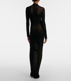 Mugler Semi-sheer gown