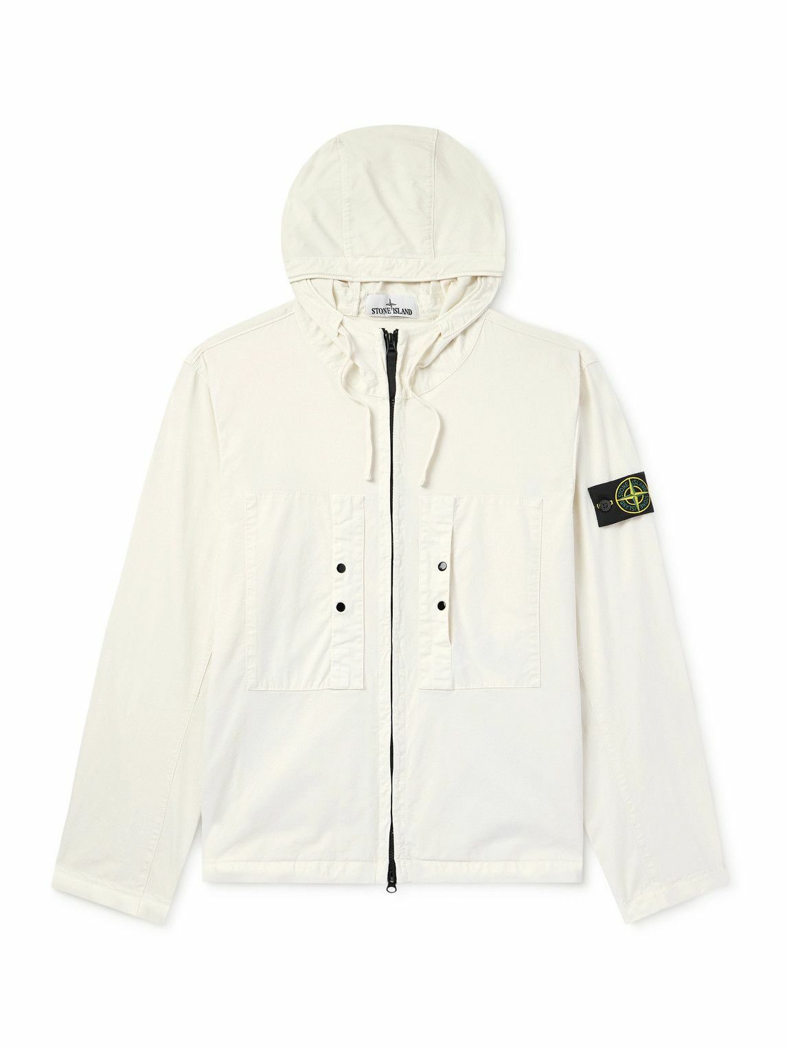 Stone Island Black O-Ventile® Ghost Piece Jacket Stone Island Stone Island Black O-Ventile® Ghost Piece Jacket Stone Island