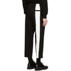 Diet Butcher Slim Skin Black and White Bold Lined Lounge Pants