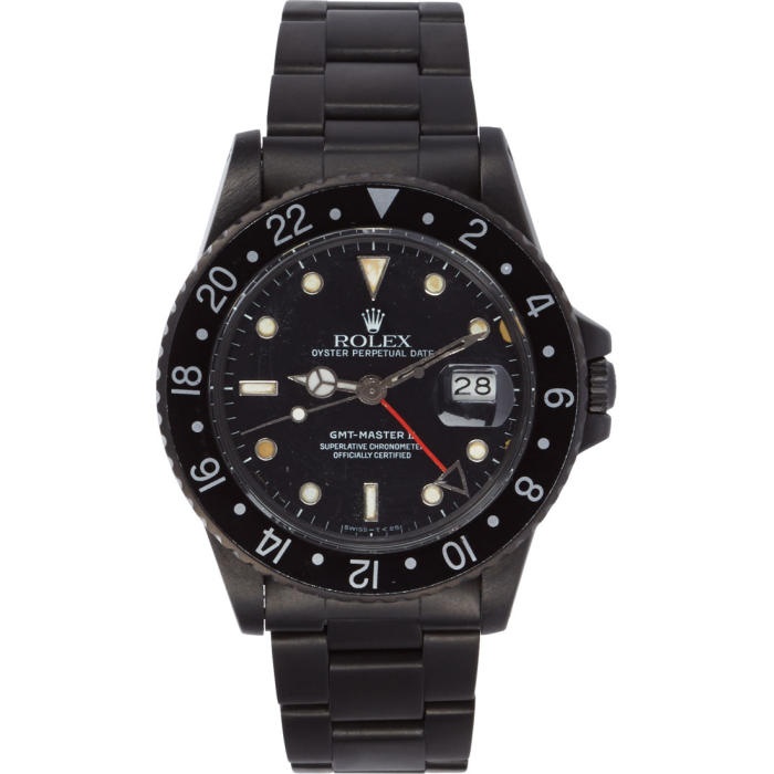 Photo: Black Limited Edition Matte Black Limited Edition Rolex GMT Master II Watch