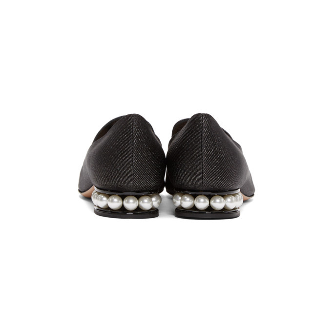 Nicholas Kirkwood Gunmetal Casati Pearl Loafers Nicholas Kirkwood