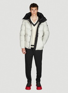 Madeira Down Hooded Jacket in White