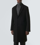 Ami Paris Single-breasted wool coat