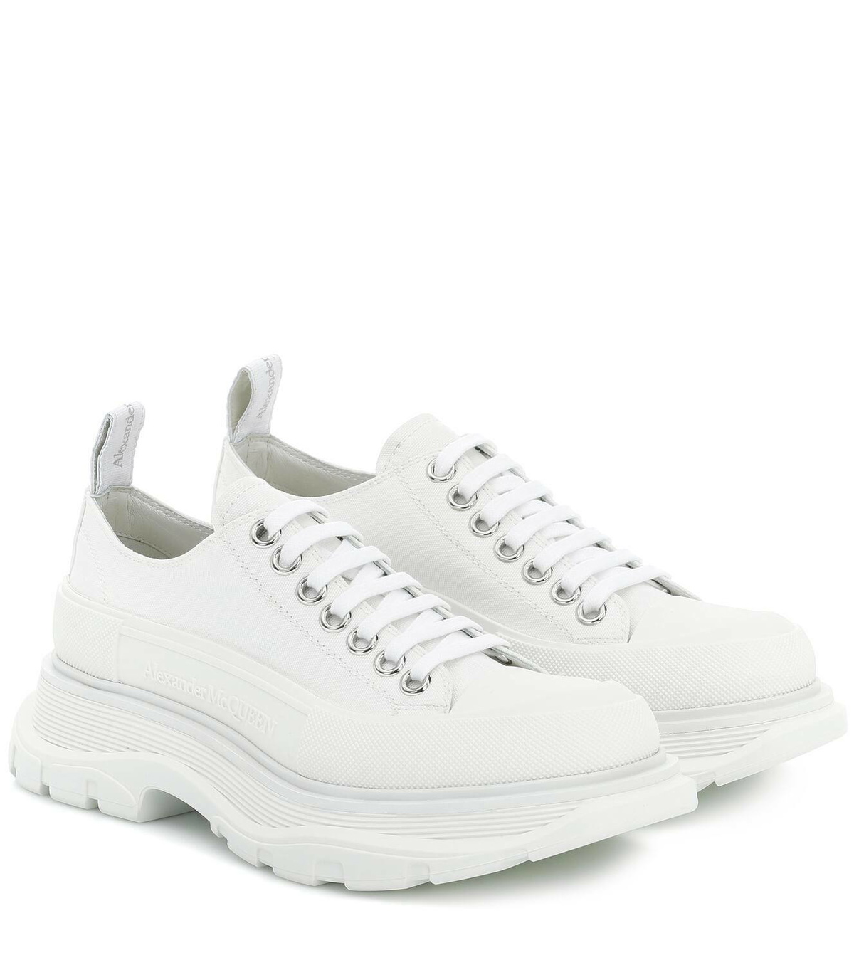 Alexander McQueen Canvas platform sneakers