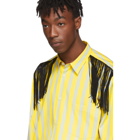 Comme des Garcons Homme Plus Yellow Fringed Shirt