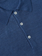 Anderson & Sheppard - Linen Polo Shirt - Blue