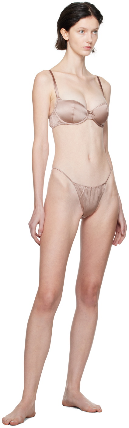 Fleur du Mal Pink Luxe Cheeky Briefs
