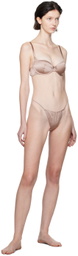 Fleur du Mal Pink Luxe Cheeky Briefs