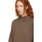 Victoria Beckham Brown Alpaca and Wool Sweater