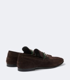 Gucci Gucci Como Horsebit suede loafers