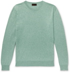 Altea - Cotton and Cashmere-Blend Sweater - Green