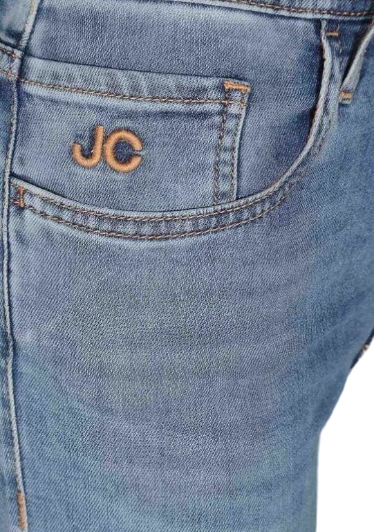 Jacob Cohen Logo Patch Bootcut Jeans