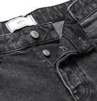 AMI - Washed-Denim Jeans - Black